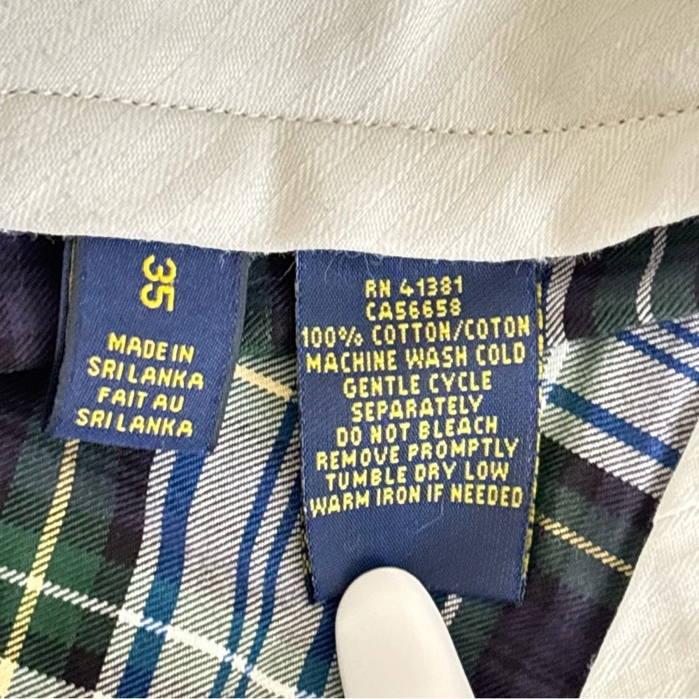 Polo Ralph Lauren Men's Classic Checkered Bermuda Shorts Size 35 Preppy *D71